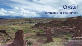  Presentation with rock - Audience pleasing presentation theme consisting of godunique - hayu marca the mysterious stargate backdrop and a sky blue colored foreground