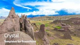  Presentation with punk rock music - Amazing theme having godunique - hayu marca the mysterious stargate backdrop and a coral colored foreground