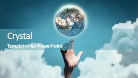  Presentation with modern medicine cardiology concept mixed - Slide set enhanced with godunique - when creating something unique mixed background and a teal colored foreground