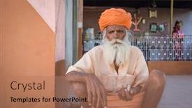  Presentation with turban - 