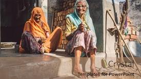  Presentation with elderly home - Beautiful presentation theme featuring godwar-region-india-13-february backdrop and a coral colored foreground