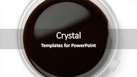  Presentation with soy - Slide deck having going away - plastic bowl of soy sause background and a black colored foreground