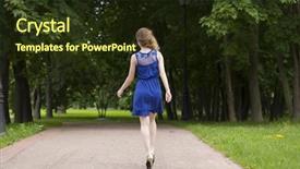  Presentation with population growth word - Cool new presentation theme with going away - portrait in full growth attractive backdrop and a tawny brown colored foreground