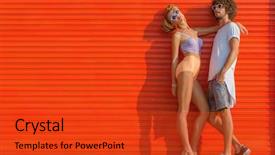  Presentation with crazy - Slide set consisting of going crazy and having great background and a red colored foreground