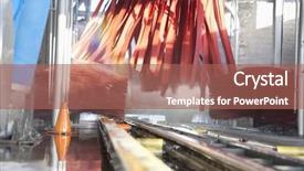  Presentation with car wash - Slides with going through cleaning in car background and a coral colored foreground