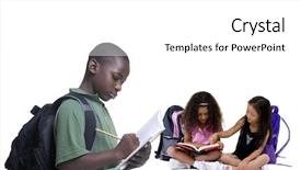  Presentation with future education - Colorful PPT theme enhanced with going to school is your backdrop and a white colored foreground