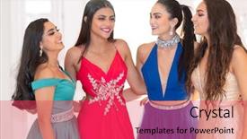  Presentation with prom - Cool new theme with going to their prom dance backdrop and a red colored foreground