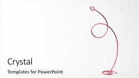  Presentation with wires - PPT theme consisting of going up or upward arrow background and a white colored foreground