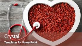 Presentation with goji - Amazing PPT layouts having heart-shaped box with goji backdrop and a  colored foreground