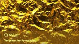  Presentation with abstract gold - Amazing presentation design having gold abstract background gold paper backdrop and a tawny brown colored foreground