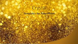  Presentation with gold bokeh - Amazing theme having gold-abstract-background-with-bokeh backdrop and a gold colored foreground