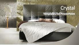  Presentation with black gold - Slides consisting of gold and black bedroom background and a tawny brown colored foreground