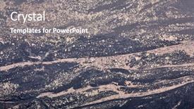  Presentation with gold black - PPT theme having gold and black nikel ore background and a gray colored foreground