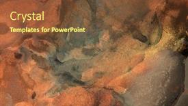  Presentation with abstract alcohol - Cool new slide set with gold-and-bronze-art-abstract backdrop and a tawny brown colored foreground