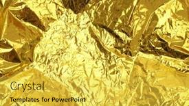  Presentation with gold glitter - Theme with gold-and-bronze-crumble-glitter background and a yellow colored foreground