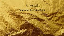  Presentation with gold glitter - Slide set consisting of gold-and-bronze-crumpled-glitter background and a yellow colored foreground