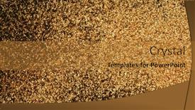  Presentation with abstract gold black - Slide set consisting of gold-and-bronze-glitter-color background and a gold colored foreground