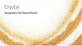  Presentation with confetti - Slides with gold-and-bronze-glitter-color background and a  colored foreground