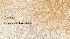  Presentation with gold glitter - Theme featuring gold-and-bronze-glitter-color background and a  colored foreground