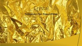  Presentation with gold glitter - Slide set enhanced with gold-and-bronze-glitter-foil background and a gold colored foreground