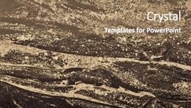  Presentation with ore - Slides enhanced with gold and brown nikel ore background and a coral colored foreground