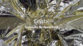  Presentation with gold glitter - Slide set enhanced with gold-and-silver-glitter-foil background and a violet colored foreground