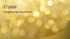  Presentation with sparkling lights - Theme enhanced with gold and yellow sparkling lights background and a blonde colored foreground