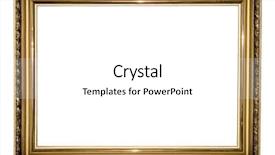  Presentation with gold border - Slide deck consisting of gold antique frame isolated background and a white colored foreground