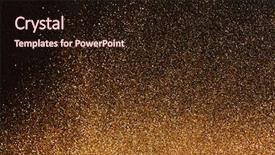  Presentation with gold glitter wedding anniversary - PPT theme enhanced with gold background background and a wine colored foreground