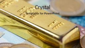  Presentation with gold - Presentation theme with gold bar concept background and a  colored foreground