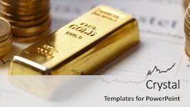  Presentation with bar - Theme having gold bar concept background and a light gray colored foreground