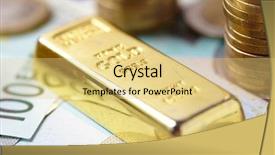  Presentation with bar - Beautiful slide deck featuring gold bar concept backdrop and a  colored foreground