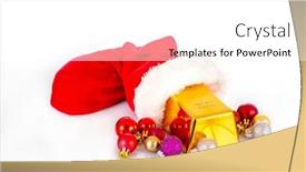  Presentation with white gold - Presentation with gold-bar-in-boot background and a white colored foreground