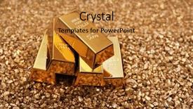  Presentation with gold bars - Presentation featuring gold bars on nugget grains background and a gold colored foreground