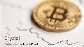  Presentation with bitcoin - Cool new PPT theme with gold-bitcoin-on-the-background backdrop and a lemonade colored foreground