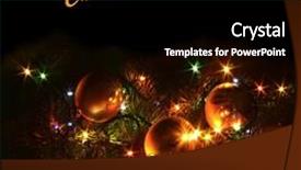  Presentation with laser light colorful abstract - Slides enhanced with gold border - colorful abstract background with christmas background and a  colored foreground