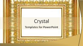  Presentation with gold border - Amazing theme having gold border - gilded antique frame with egyptian backdrop and a yellow colored foreground