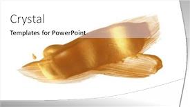 Presentation with gold glitter - PPT layouts with gold-bronze-glitter-brushstroke-painting background and a  colored foreground