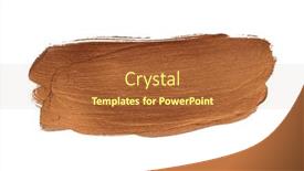  Presentation with gold glitter - Slide deck enhanced with gold-bronze-glitter-brushstroke-painting background and a red colored foreground