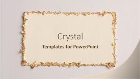  Presentation with gold glitter - Slides consisting of gold-bronze-glitter-empty-canvas background and a lemonade colored foreground