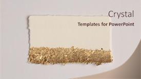  Presentation with gold frame - Slide set having gold-bronze-glitter-empty-canvas background and a lemonade colored foreground