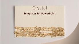  Presentation with gold frame - Theme featuring gold-bronze-glitter-empty-canvas background and a lemonade colored foreground