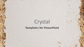  Presentation with gold glitter - Presentation consisting of gold-bronze-glitter-empty-frame background and a light gray colored foreground