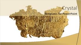 Presentation with gold glitter - Slide deck consisting of gold-bronze-glitter-paper-piece background and a yellow colored foreground