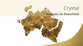  Presentation with gold glitter - Slide set having gold-bronze-glitter-paper-piece background and a blonde colored foreground