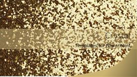  Presentation with gold sparkle glitter - Slides enhanced with gold-bronze-glitter-shine-dots background and a yellow colored foreground