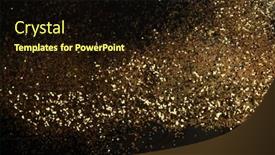  Presentation with confetti - PPT theme with gold-bronze-glitter-shine-dots background and a wine colored foreground