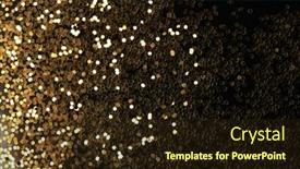  Presentation with sparkle - Slide deck consisting of gold-bronze-glitter-shine-dots background and a wine colored foreground