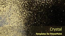  Presentation with gold sparkle - Theme consisting of gold-bronze-glitter-shine-dots background and a wine colored foreground