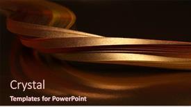  Presentation with abstract gold black - Colorful PPT theme enhanced with gold-bronze-paper-wave backdrop and a wine colored foreground
